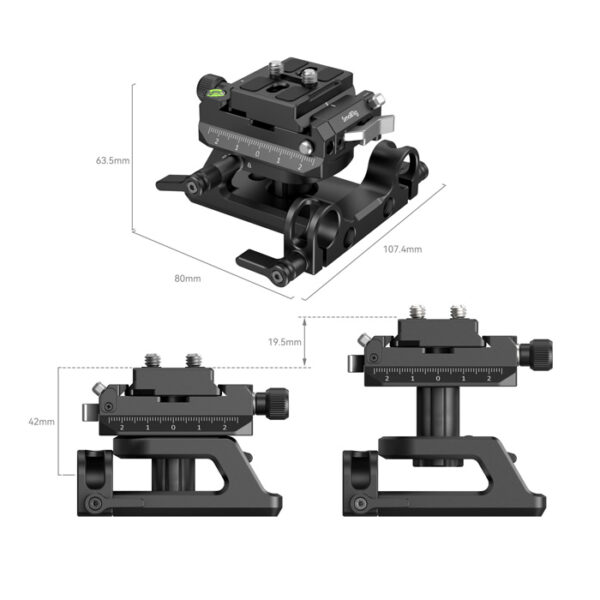 SmallRig 4233 Universal ArcaSwiss Height-Adjustable Mount... - Afbeelding 4