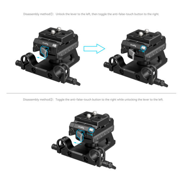 SmallRig 4233 Universal ArcaSwiss Height-Adjustable Mount... - Afbeelding 3