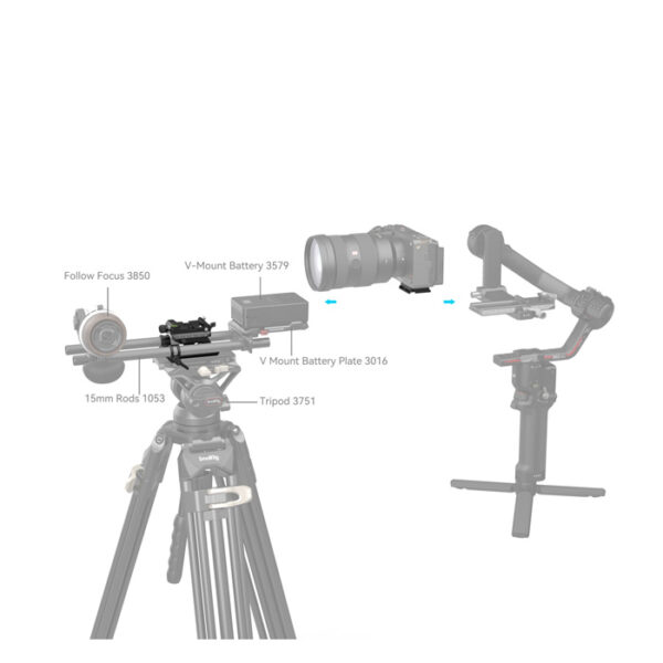 SmallRig 4233 Universal ArcaSwiss Height-Adjustable Mount... - Afbeelding 6