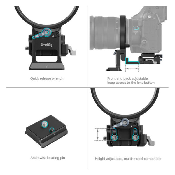 SmallRig 4306 Rotatable Horizontal-To-Vertical Mount Plat... - Afbeelding 2