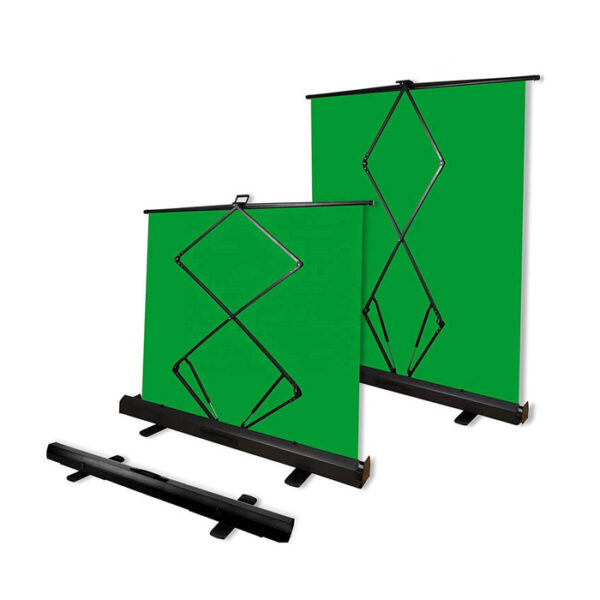 StudioKing Rollup Background Green Screen FB-150200FG 150x200cm Chroma - Afbeelding 4