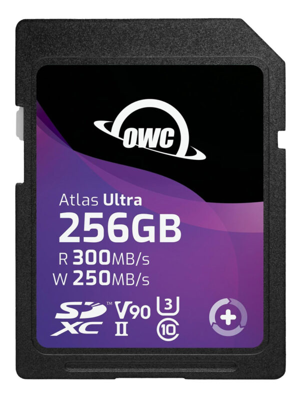 OWC Atlas S Ultra SDXC UHS-II V90 Media Card 256GB
