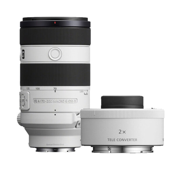 Sony FE 70-200mm f 4.0 G OSS II + FE 2.0x Teleconverter