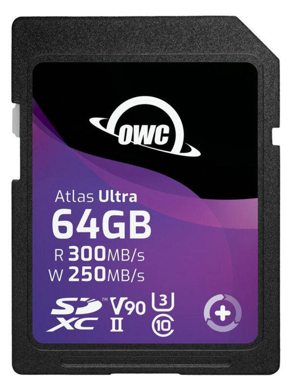 OWC Atlas S Ultra SDXC UHS-II V90 Media Card 64GB