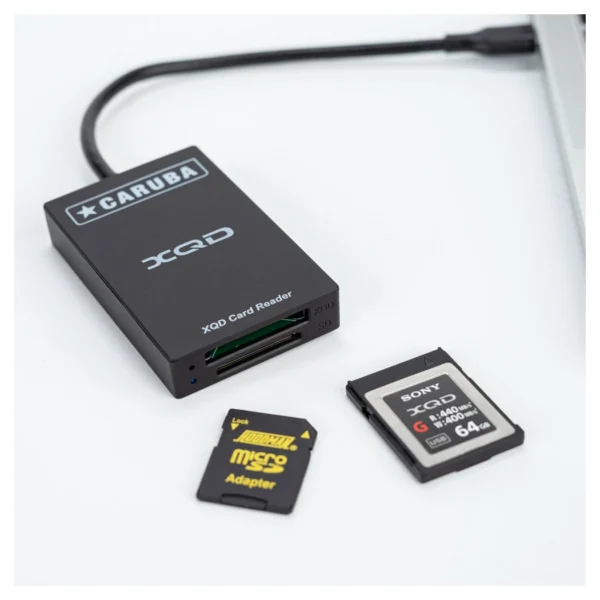 Caruba 2 In 1 Cardreader XQD + SD USB-C - Afbeelding 3