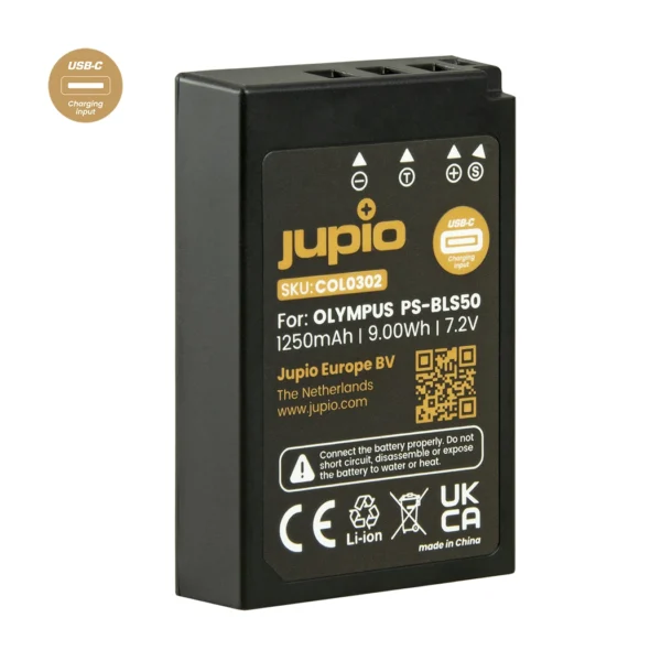 Jupio PS-BLS5 / PS-BLS50 Ultra C (USB-C Input) 1250mAh - Afbeelding 4
