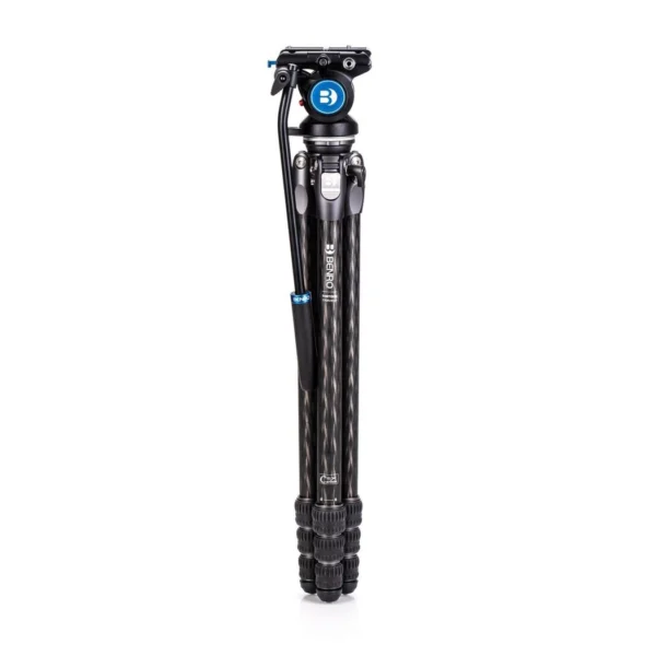 Benro Tortoise Carbon Tripod w/ S4PRO Videokop 24C Leveli... - Afbeelding 4