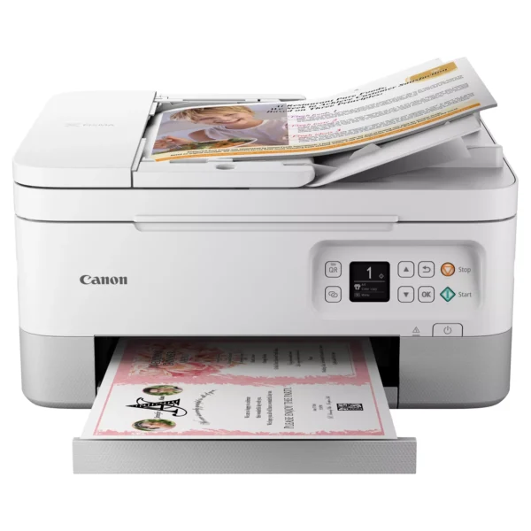 Canon PIXMA TS7451 Eur White PRNT/ Scan/ Copy - Afbeelding 2