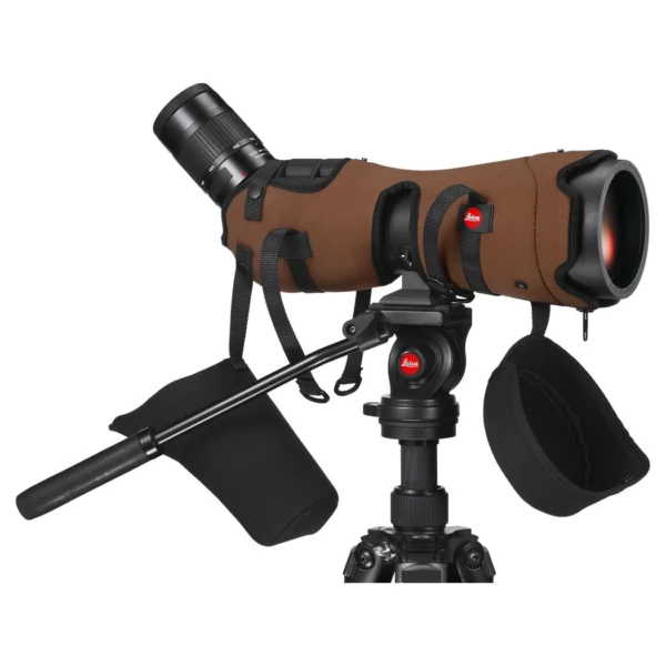 Leica Ever-Ready Stay-On Case for the APO-Televid 82 W Spotting Scope (Angled, Brown)