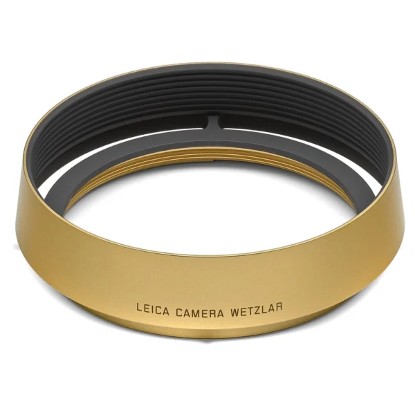 Leica Round Lens Hood Q (Brass, Blasted Finish)
