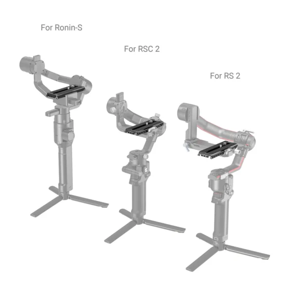 SmallRig 3158 Manfrotto Quick Release Plate voor DJI RS 2/RSC 2/Ronin-S Gimbal - Afbeelding 2