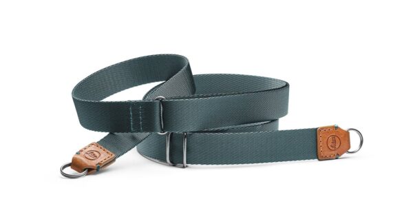 Leica Carrying Strap, fabric, leather, olive - burgundy D-lux 8