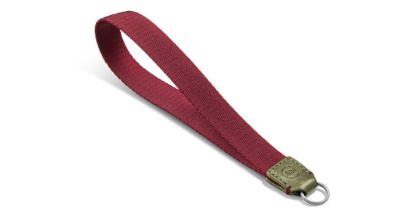 Leica Wrist Strap, fabric, leather, cognac - petrol D-Lux 8