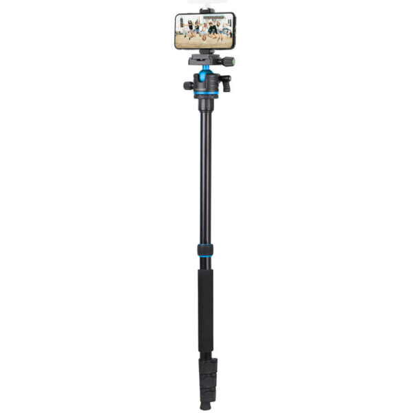 MOJOGEAR Swift Tripod 175cm w/ Monopod EN Phone Holder - Afbeelding 3
