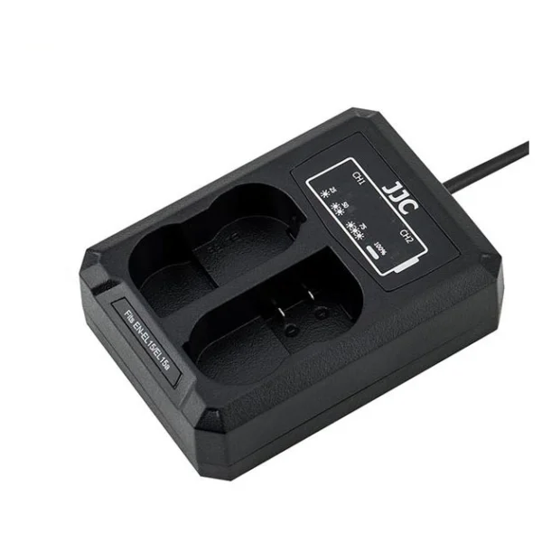 JJC DCH-ENEL15 USB Dual Battery Charger (For Nikon ENEL15) - Afbeelding 2