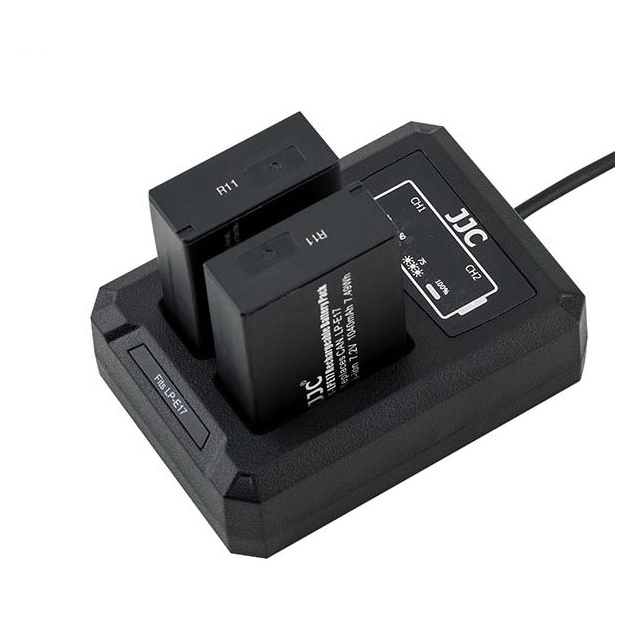 JJC DCH-LPE17 USB Dual Battery Charger - Afbeelding 4