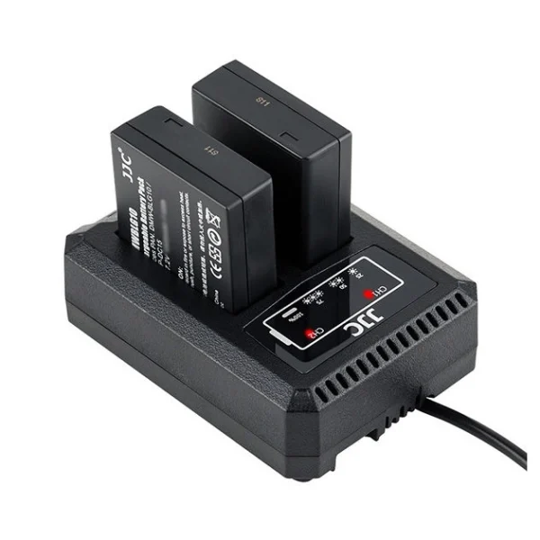 JJC Panasonic DCH-BLG10 USB Dual Battery Charger - Afbeelding 3