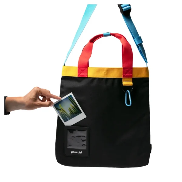 Polaroid Recycled Ripstop Tote - Black/Multi - Afbeelding 3