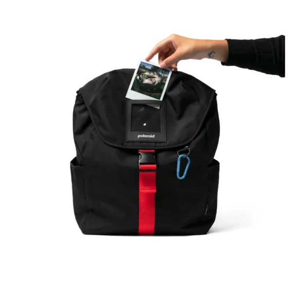 Polaroid Recycled Ripstop Backpack – Black/Multi - Afbeelding 4