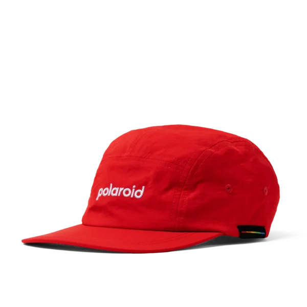 Polaroid 5 Panel Cap - Red - Afbeelding 2