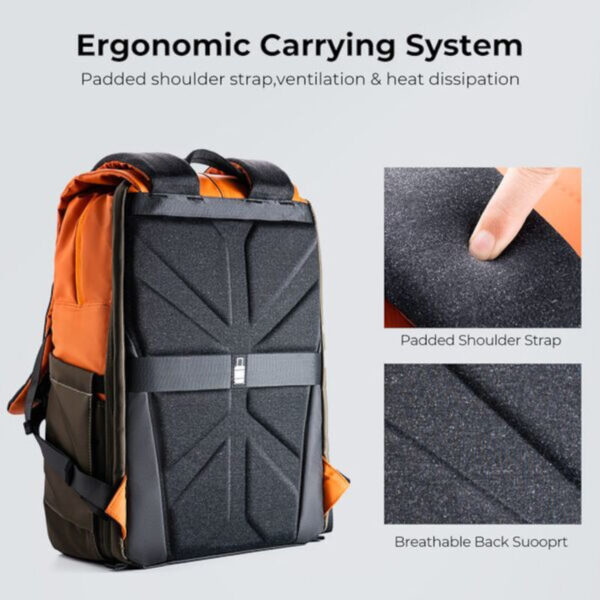 K&F Concept Beta Backpack 20l Photo Backpack - Orange - Afbeelding 3