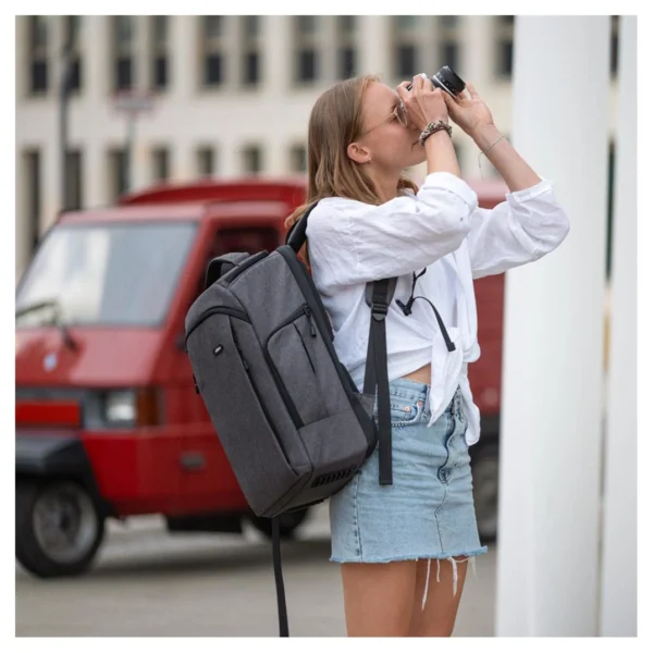 Rugzak Prag Go Gro Grijs - Afbeelding 7