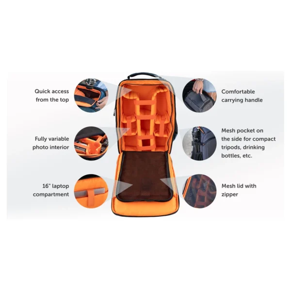 Rugzak Prag Go Gro Blauw - Afbeelding 3