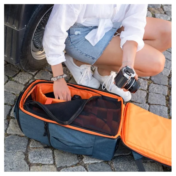 Rugzak Prag Go Gro Blauw - Afbeelding 2