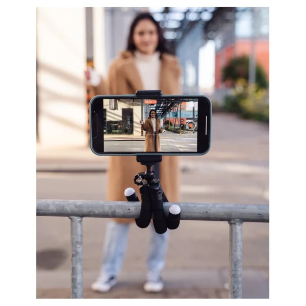 Mojogear flexibel mini tripod zwart met go-pro houder en AB - Afbeelding 8