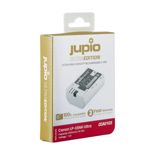 Jupio Canon LP-E6NH Ultra 2600mAh - Afbeelding 3