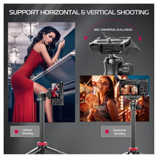 Ulanzi MT-41 Selfie Stick Tripod w/ Collapsible Tel.houder - Afbeelding 5