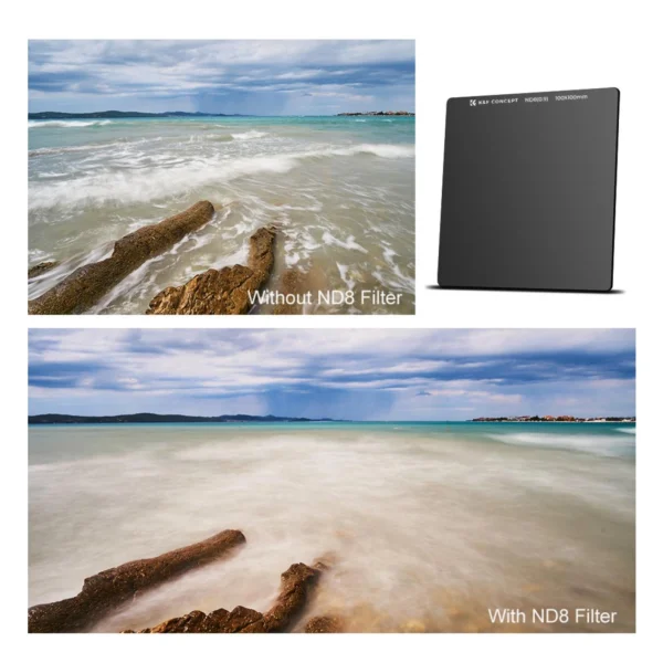K&F Concept 100x100 ND8 Filter w/ Frame (X-Pro Series) - Afbeelding 6