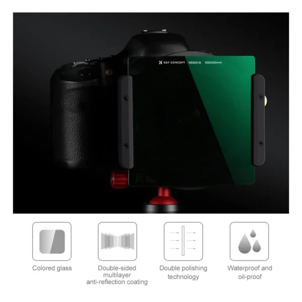K&F Concept 100x100 ND8 Filter w/ Frame (X-Pro Series) - Afbeelding 3