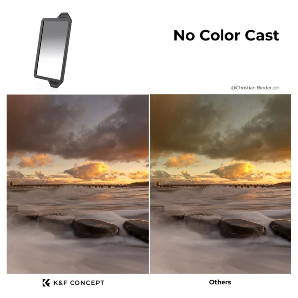 K&F Concept 100x150 GND8 Hard Gradient (X-Pro Series) - Afbeelding 2