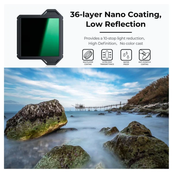 K&F Concept X-Pro Square Filter Houder + 95mm CPL - Afbeelding 9