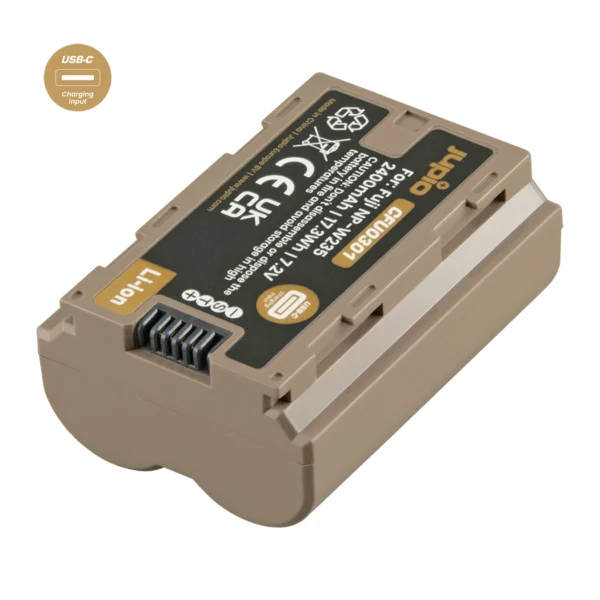 Jupio NP-W235 Ultra C (USB-C Input) 2400mAh - Afbeelding 3