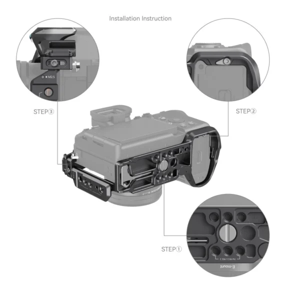 SmallRig 4308 Rhinoceros Cage For Sony A7R V/ A7 IV/ 7S III - Afbeelding 2