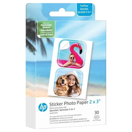 HP Sticker Photo Paper Cut Out 2x3 - Afbeelding 2