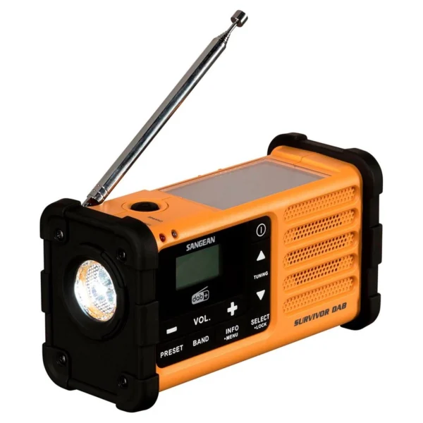 Sangean MMR-88 DAB+ FM Geel Noodradio/Solar - Afbeelding 5