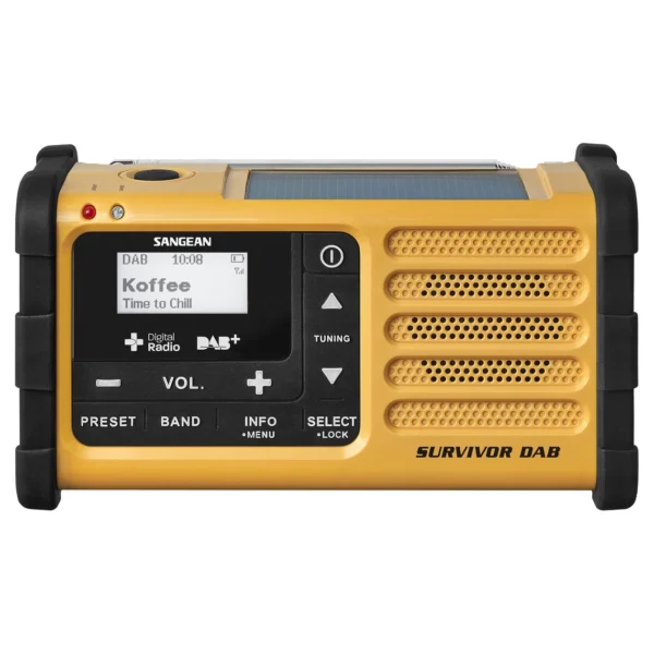 Sangean MMR-88 DAB+ FM Geel Noodradio/Solar - Afbeelding 8