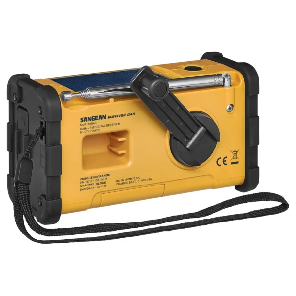 Sangean MMR-88 DAB+ FM Geel Noodradio/Solar - Afbeelding 9