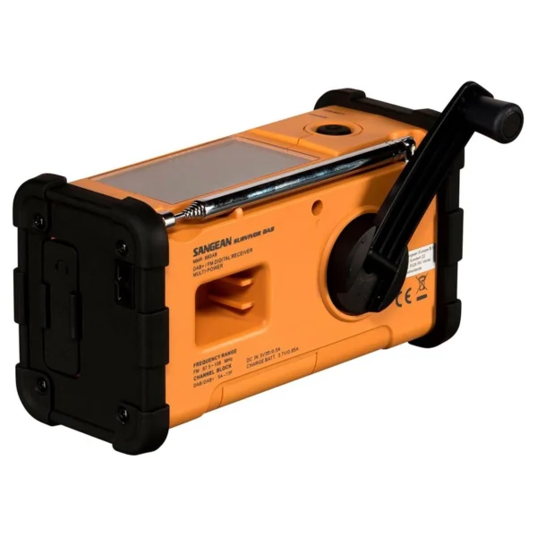 Sangean MMR-88 DAB+ FM Geel Noodradio/Solar - Afbeelding 11