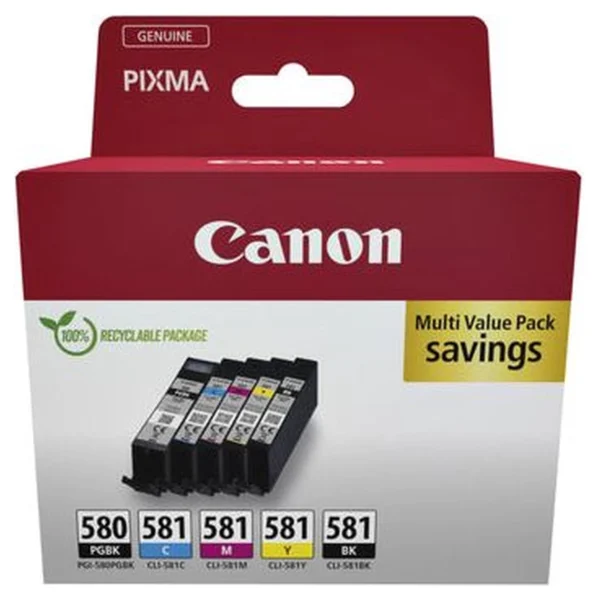 Canon PGI-580/CLI-581 PGBK/C/M/Y/BK Multipack - Afbeelding 4