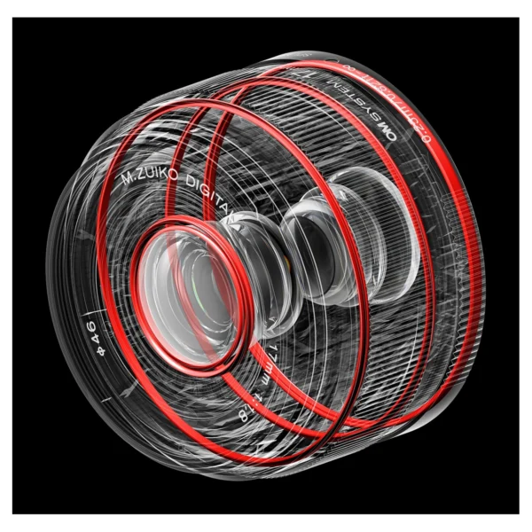 OM SYSTEM M.Zuiko Digital ED 17mm f/1.8 II Black - Afbeelding 2