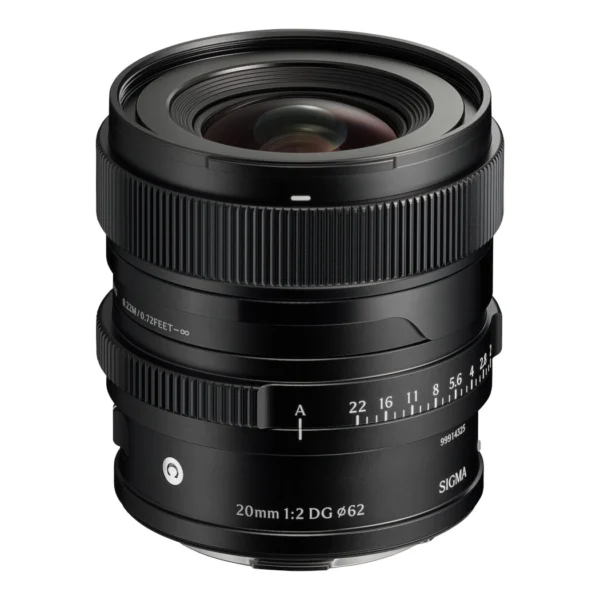 Sigma 20mm f/2.0 DG (C) Black L-Mount - Afbeelding 2