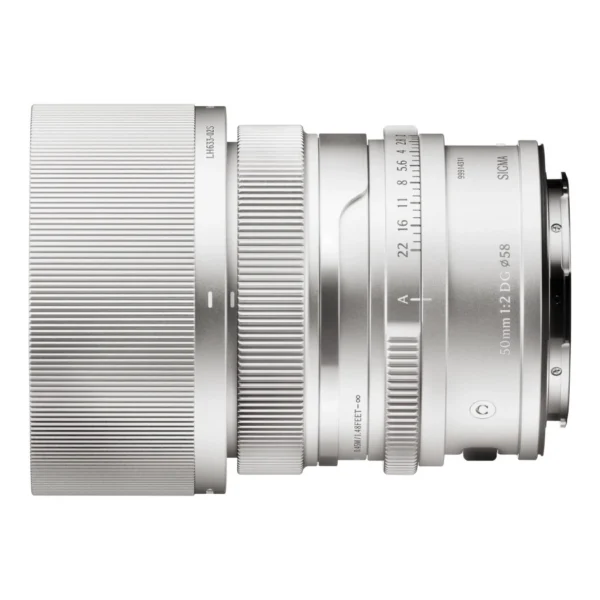 Sigma 50mm f/2.0 DG (C) Silver L-Mount - Afbeelding 2