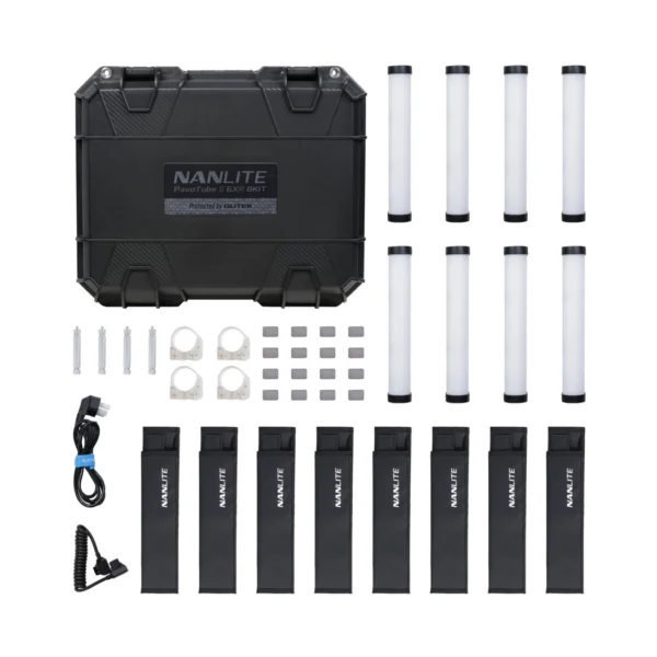 Nanlite Pavotube II 6XR LED RGBWW Pixel Tube Light 8KIT - Afbeelding 2