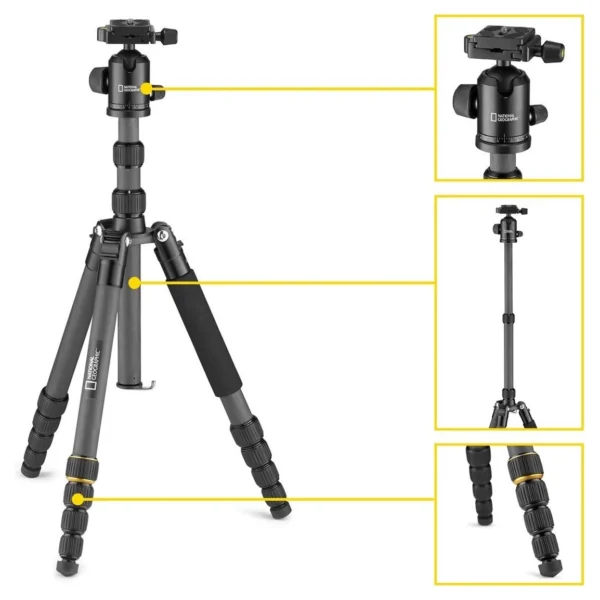 National Geographic Travel Carbon Fiber BH Tw 5S - Afbeelding 2