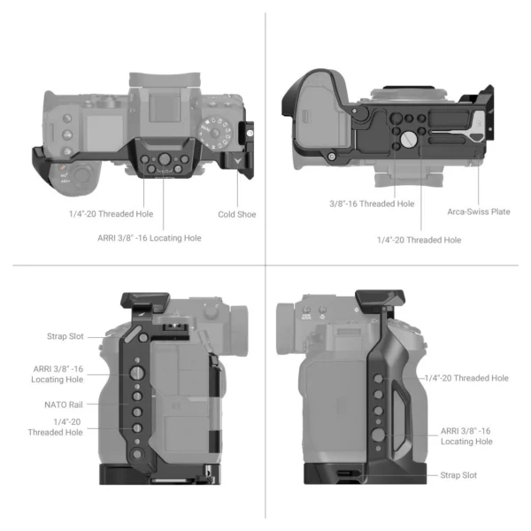 SmallRig 3934B Cage For Fujifilm X-H2 / X-H2S - Afbeelding 4