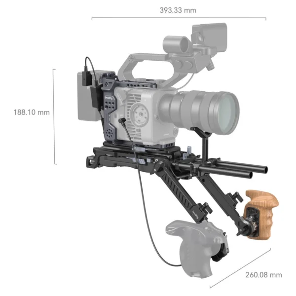 SmallRig 4125B Shoulder Rig Kit For Sony FX6 - Afbeelding 2